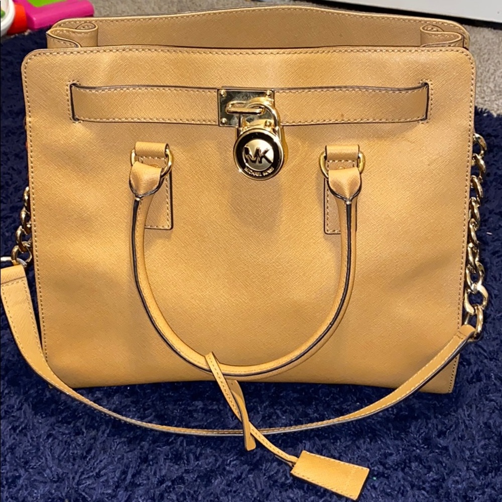 Tan MK purse